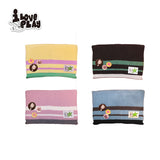 loveplayshop "Fortune Star" ストライプデビルホーンニットキャップ