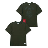 Praying Semi-oversized T-shirts Black /  Khaki