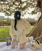 [BELLIDE MADE] Kangaroo Sweat + Shorts Setup