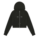 LOGO STITCH REGULAR FIT HOOD ZIPUP