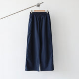 WIT LINEN COTTON WIDE PANTS
