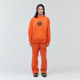 Symbol Hoodie Red Orange