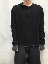 バーダブルヘンリーネックロングスリーブ 3C