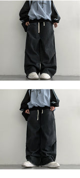 Melvtuck String Wide Denim Pants (3 colors)