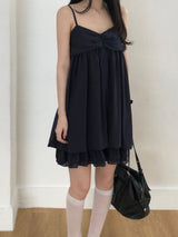 Eve Shirring Mini Dress (3 colors)