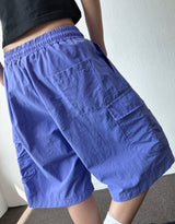 Color Pop Wide Fit Nylon Bermuda Shorts 4color