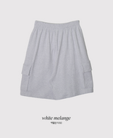 MT Bermuda Cargo Wide Sweat Shorts (3color)