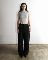 Metal Triclipse Wide Fit Cotton Pants Black