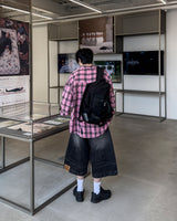 リバースオールドバミューダデニムパンツ
