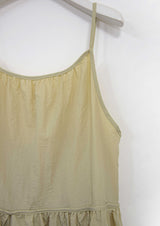 ribbon strap layered dress