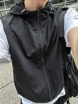 Nylon Hood Vest