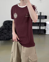 メタトラックラインショートスリーブTシャツ