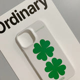 グッドラッククローバーiphoneハードケース