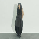 PROPELLER SKIRT: CHARCOAL