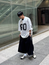 トラックロングスカートパンツ