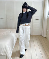 ジャカードロゴビーニー