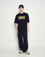 25FW テーパードフィットウォッシングデニムパンツ ブラック