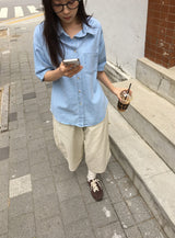 [unisex] Hashiru Carpenter Bermuda Banding Pants