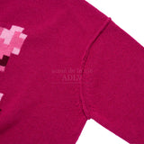 24FW PIXEL BEAR ARTWORK KNIT PINK