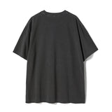 Untitled ハートロゴ ピグメントウォッシュ半袖 Washed Black