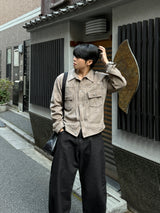 Add suede tracker jacket