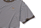 26SS★ キャットボーダーリンガー半袖Tシャツ