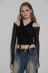 DOUBLE SLEEVELESS TOP