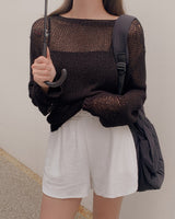 Bore loose fit knitwear
