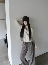 vintage purple gray pocket pants