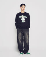 26SS VINTAGE MASCOT AC BEAR SWEATSHIRT 