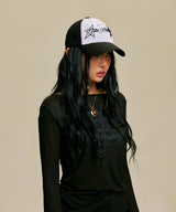 ANIMAL STAR MESH CAP_BK