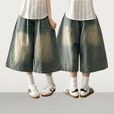Meli Pintuck Denim Bermuda Shorts [Short & Long Selection*]