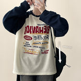 Rael Nagrang color matching point loose fit knit long sleeve