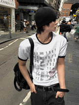 Cropped Muscle-Fit Archive T-Shirt