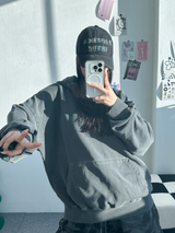 DAILY PIGMENT OVER HOODIE🩶🤎❤ - 5 COLORS