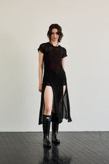 WITTY KNIT ONE-PIECE / BLACK