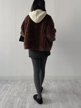 [Wool 80%/Barclava SET] フィッシャーマンルーズフィットニット