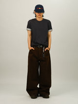 HA ロールアップ レイヤード マッスルフィット ハーフスリーブ Tシャツ