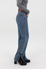 STRAIGHT RIBBON EMBROIDERED SLIT code 26017