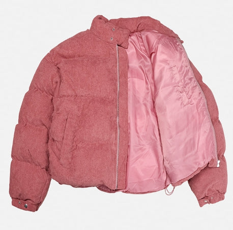 Cozy Button Corduroy Padding