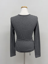 [Brushed Lining] ポエラップビスチェTシャツ
