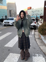 PIGMENT HOOD ZIP-UP (3C)