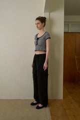 Pocket work pants_black
