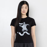 Twister Rockstar Angel Tee - Black