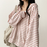 Itta Overfit Stripe Dangara Hooded Zip-Up