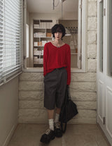 Noah Linen Boat Neck Long Sleeve Knit