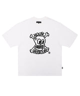 GARAGE SKULL TEE - VINTAGE WHITE
