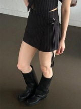 ストライプストラップパンツ