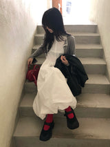 バルーンマキシドレス
