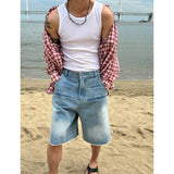 [S/S] Domingo washing bermuda denim pants